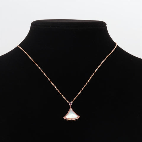 BVLGARI Diva Dream Shell Pink Sapphire Halskette 750 Halskette Gold WS16044