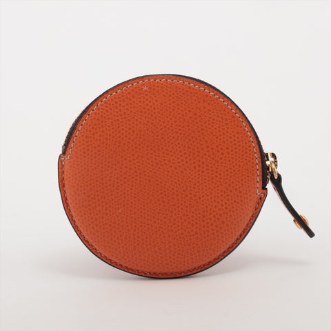LOEWE Leather Mini Pouch Coin case Orange WS16047