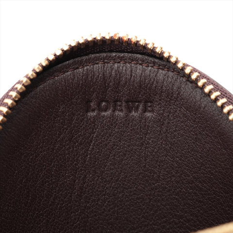 LOEWE Leather Mini Pouch Coin case Orange WS16047