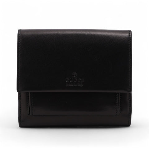 GUCCI leather Bifold Wallet black WS16048