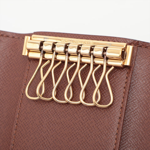 LOUIS VUITTON Multicles 6 monogram Key holder Brown WS16051
