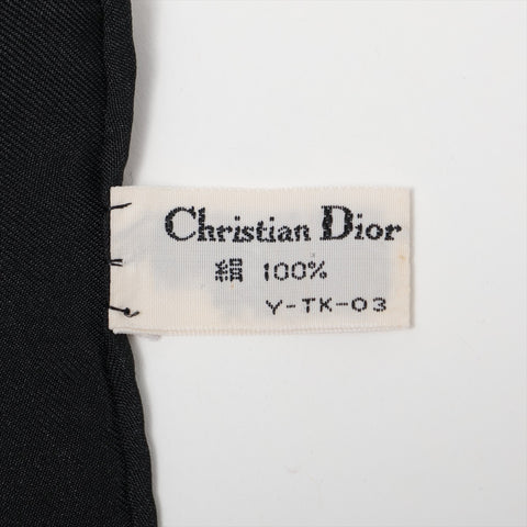 Christian Dior Trotter Silk scarf black WS16056