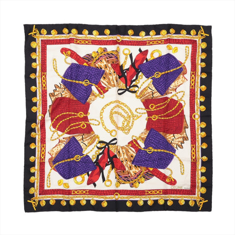 CELINE Large Chain scarf black WS16058