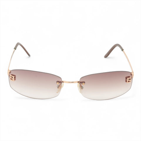 FENDI Rimless sunglasses gold WS16060