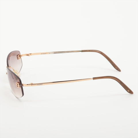 FENDI Rimless sunglasses gold WS16060
