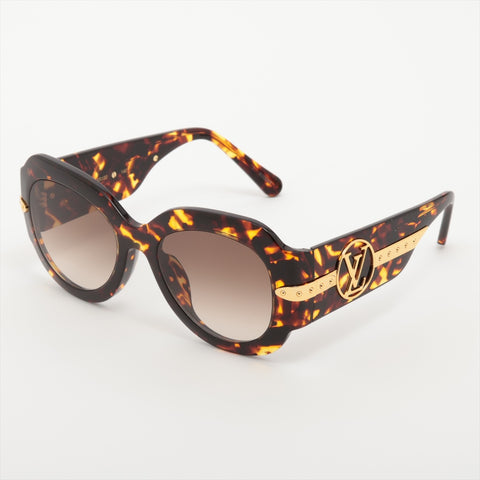 LOUIS VUITTON logo sunglasses Brown WS16062
