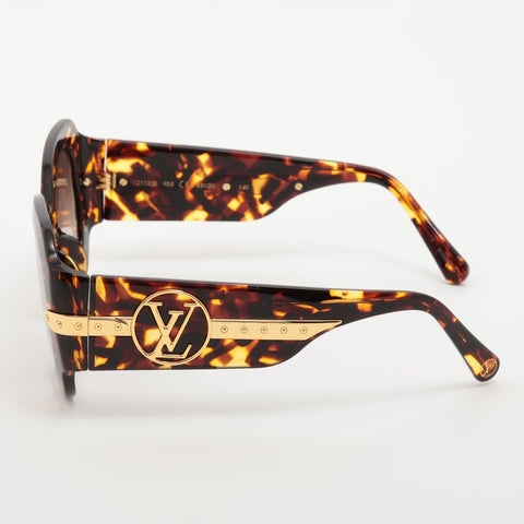 LOUIS VUITTON logo sunglasses Brown WS16062