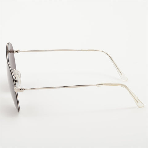 BALENCIAGA Logo Mania Sonnenbrille Silber WS16065
