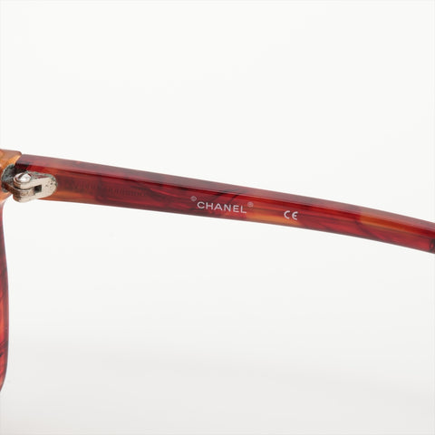 CHANEL Mini COCO Mark Butterfly Lens sunglasses Red WS16069