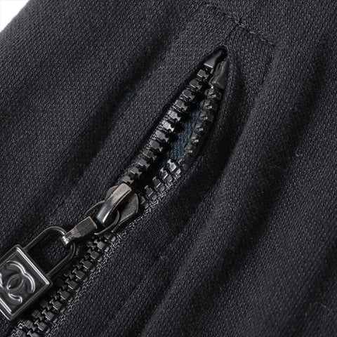 CHANEL Logo Sport Line Hoodie 38 P07 2007 Parker black WS16070