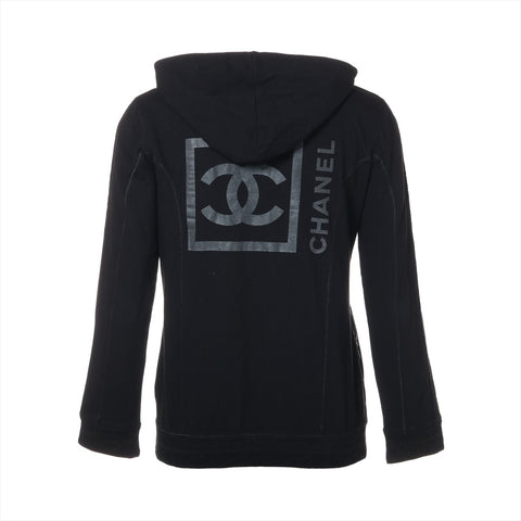 CHANEL Logo Sport Line Hoodie 38 P07 2007 Parker black WS16070