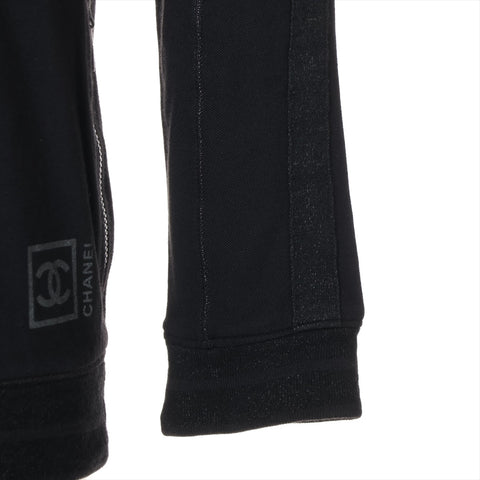 CHANEL Logo Sport Line Hoodie 38 P07 2007 Parker black WS16070