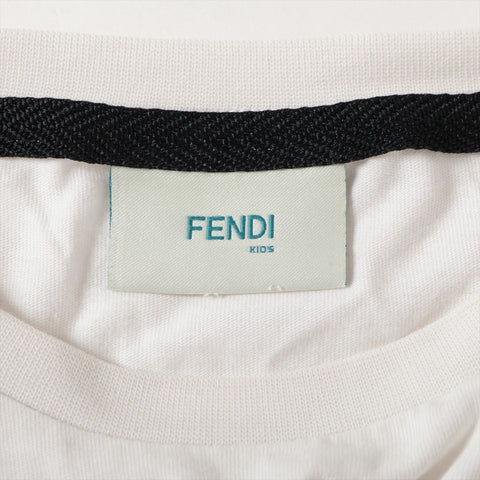 FENDI Logo Kids 9A Cotton Short sleeve T-shirt multicolor WS16076