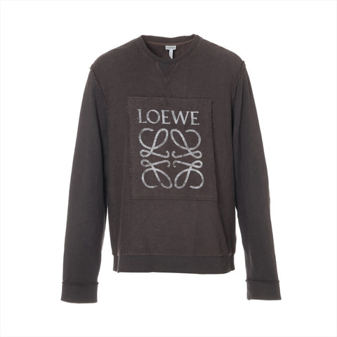 LOEWE Anagram Cotton Long Sleeve T-Shirt (Large) sweat khaki WS16077