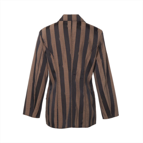 FENDI Pecan 42 Polyester Jacket Brown WS16080