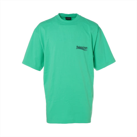 BALENCIAGA Campaign Logo 2023 Cotton XS Short sleeve T-shirt green WS16085