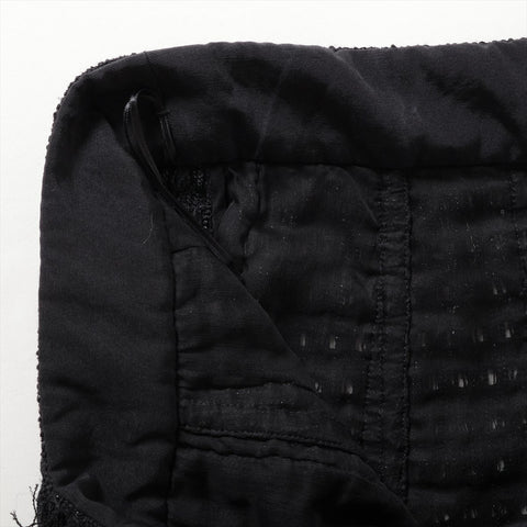 CHANEL 2015 P51451 Metallic Tweed Skirt Size 34 Set suit black WS16087