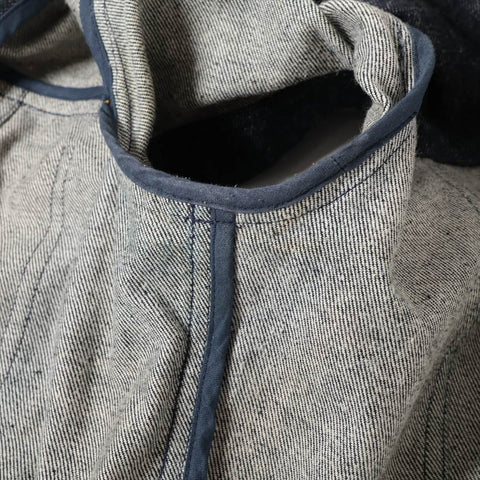 CHANEL Denim short sleeve jacket 1997 E97 40 Jacket Blue indigo WS16088