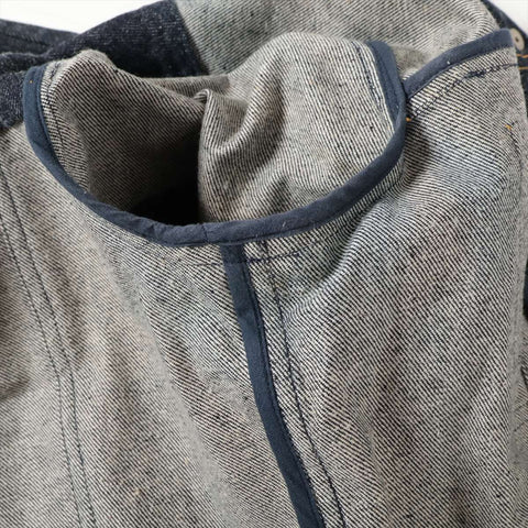 CHANEL Denim short sleeve jacket 1997 E97 40 Jacket Blue indigo WS16088