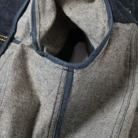 CHANEL Denim short sleeve jacket 1997 E97 40 Jacket Blue indigo WS16093