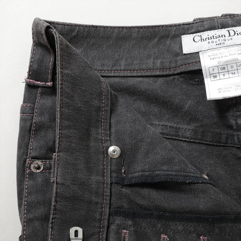 Christian Dior 2003 Stitch Denim skirt blue WS16094