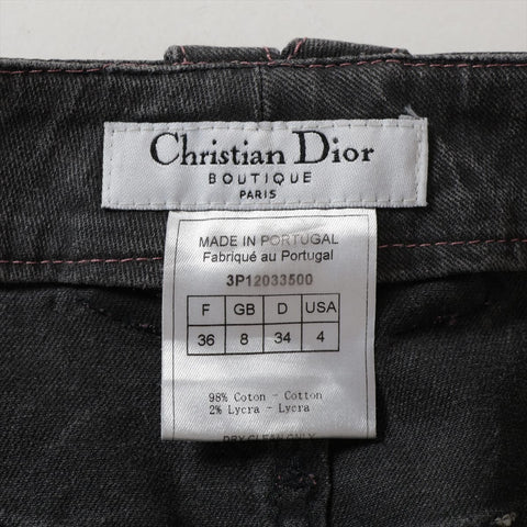 Christian Dior 2003 Stitch Denim skirt blue WS16094