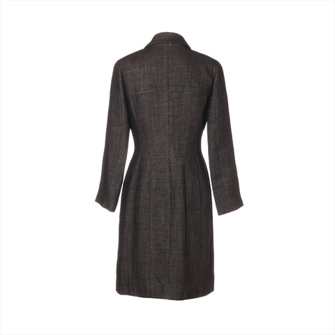 CHANEL 99A Wool Long 38 1999 coat Brown WS16099