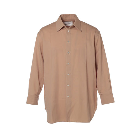 JIL Sander Wool 32 Long sleeve shirt beige WS16105