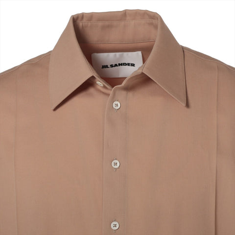 JIL Sander Wool 32 Long sleeve shirt beige WS16105