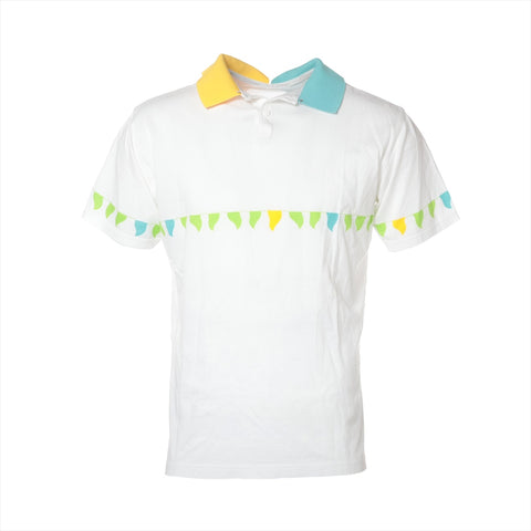 Christian Dior Cotton Sport Logo Polo Shirt Short sleeve shirt white WS16106