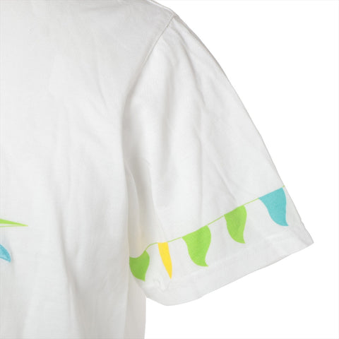 Christian Dior Cotton Sport Logo Polo Shirt Short sleeve shirt white WS16106