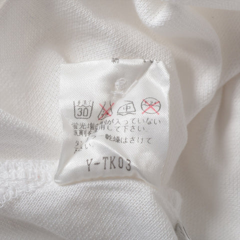 Christian Dior Cotton Sport Logo Polo Shirt Short sleeve shirt white WS16106
