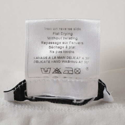 Christian Dior Rainbow logo Galliano period cotton size 38 2002 Short sleeve T-shirt white WS16110