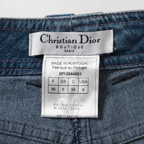 Christian Dior Denim Stitch 36 2003 Pants blue WS16112