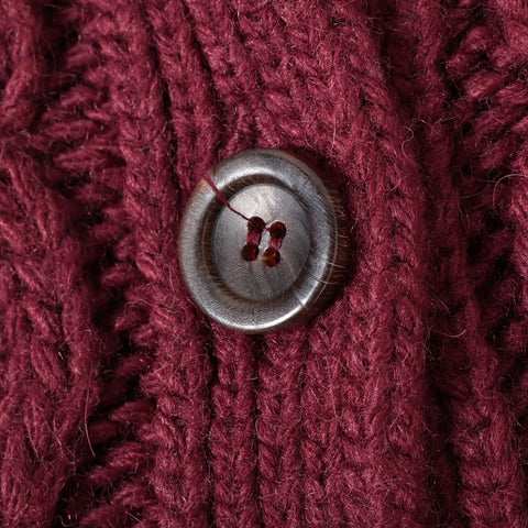 Miu Miu Knit Wool Polyester 2015 cardigan Bordeaux WS16114