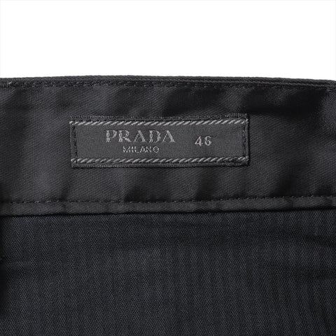 PRADA 46 Nylon Re-Nylon Triangle Logo 2020 Pants black WS16115