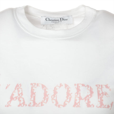 Christian Dior 38 Cotton Galliano Trotter 2004 Tank top white WS16116