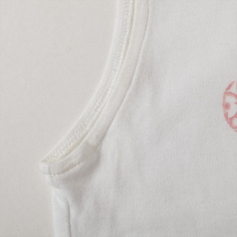 Christian Dior 38 Cotton Galliano Trotter 2004 Tank top white WS16116