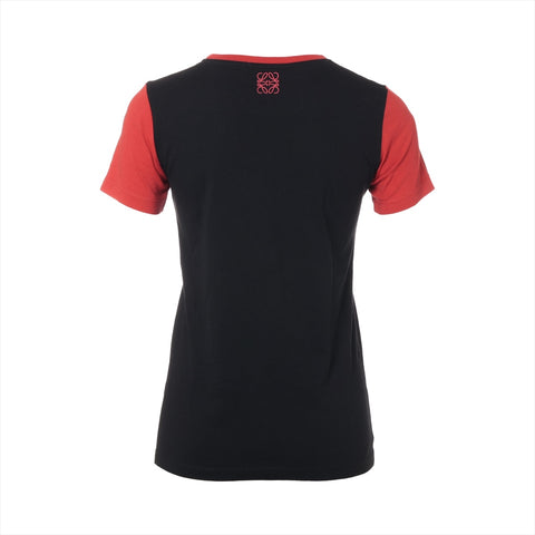 LOEWE Cotton Logo XS Short sleeve T-shirt Red WS16117