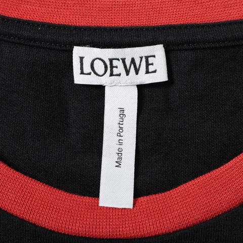 LOEWE Cotton Logo XS Short sleeve T-shirt Red WS16117