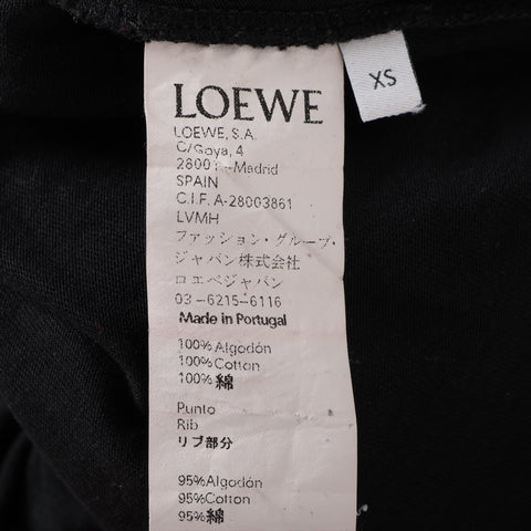 LOEWE Cotton Logo XS Short sleeve T-shirt Red WS16117