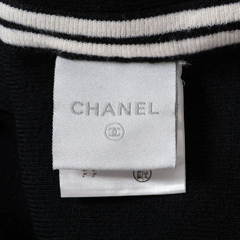 CHANEL 2004 Sport Line 34 Wool knit black WS16118