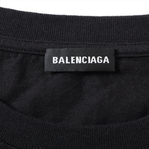 BALENCIAGA 2019Stainless Steel You Are The World Cotton L Short sleeve T-shirt black WS16119