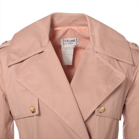 CELINE Cotton trench coat size 36 coat pink WS16120