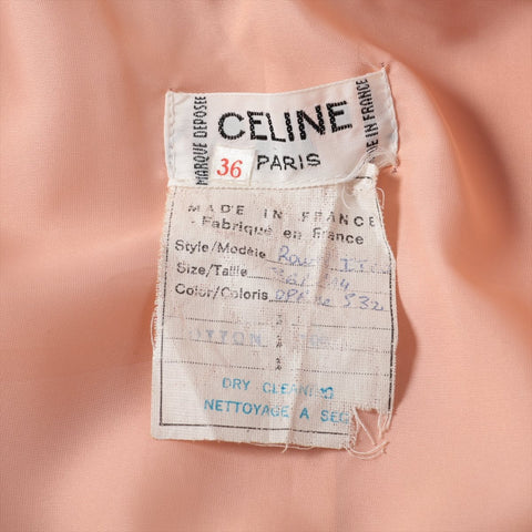 CELINE Cotton trench coat size 36 coat pink WS16120