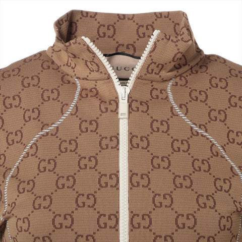 GUCCI M GG Supreme Cropped Knit in Polyamide Long sleeve shirt beige WS16121