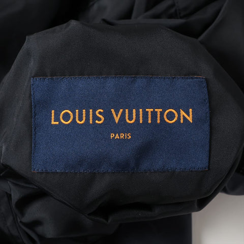 LOUIS VUITTON Nylon Monogram Reversible Blouson Jacket black WS16124