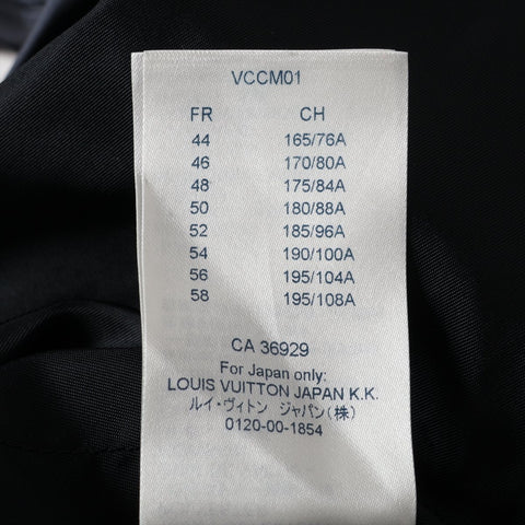 LOUIS VUITTON Nylon Monogram Reversible Blouson Jacket black WS16124