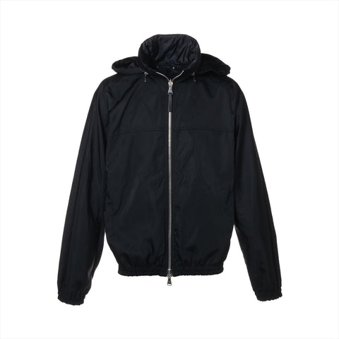 LOUIS VUITTON Nylon Monogram Reversible Blouson Jacket black WS16124