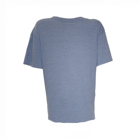 YVES SAINT LAURENT Cotton Logo L Short sleeve T-shirt blue WS16128